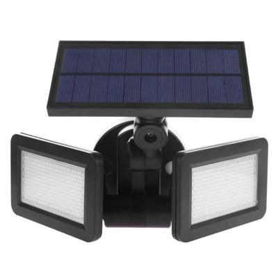 Dubbele platte Spotlight 48 LED waterdichte PIR bewegings sensor Solar Light