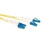 ACT 1,5 meter LSZH Singlemode 9/125 OS2 glasvezel patchkabel duplex met LC connectoren