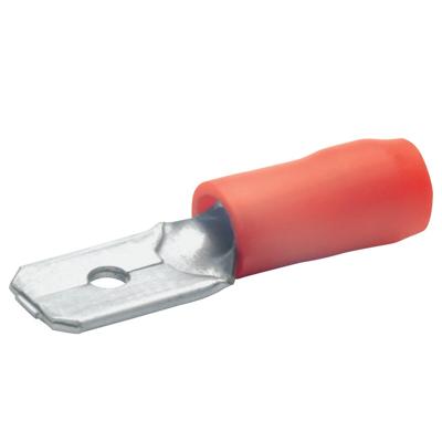 Klauke 8201B Platte stekker (male) Vertint Insteekbreedte: 2.80 mm Insteekdikte: 0.80 mm Deels geïsoleerd Rood 1 stuk(s) Piece