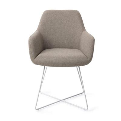 Jesper Home Eetkamerstoel 'Hiroo' Cross White, kleur Foggy Fusion