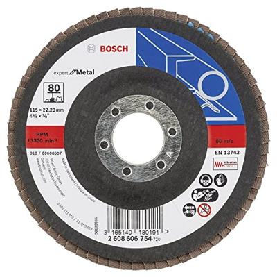 Bosch Accessories 2608606754 X551 Lamellenschijf Diameter 115 mm Boordiameter 22.33 mm Staal 1 stuk(s)