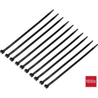 TRU COMPONENTS TC-12533364 Kabelbinder 300 mm 7.6 mm Zwart 100 stuk(s) - thumbnail