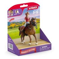 Schleich 42711 Horse Club Hannah & Cayenne - thumbnail