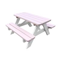 Kinderpicknicktafel Minnie roze/wit - thumbnail