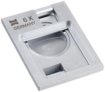 Eschenbach 1258 Dradenteller Vergrotingsfactor: 6 x Lensgrootte: (Ø) 22.6 mm Zilver