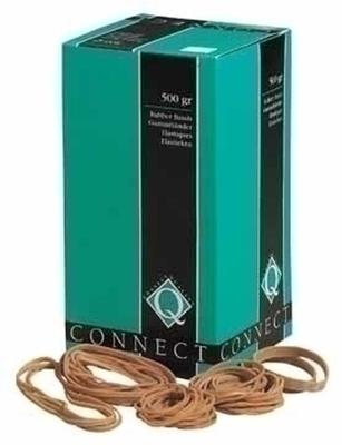 Q-CONNECT elastieken, breedte 6 mm, lengte 140 mm, nr 68, doos van 500 g