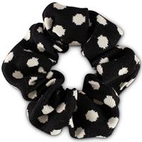 scrunchie Stippen Black-white - thumbnail
