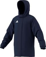 adidas Entrada 26 Stadium Jas Kids Donkerblauw Wit - thumbnail