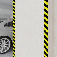 VidaXL Hoekbeschermers 2 st 6x2x101,5 cm pu geel en zwart - thumbnail