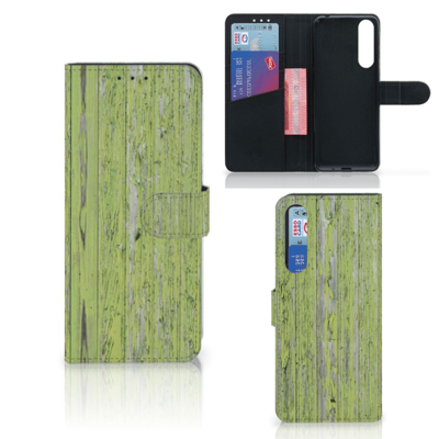 Sony Xperia 1 II | Book Style Case | Green Wood