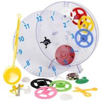 Techno Line Model kids clock Wandklok bouwpakket Mechanisch 20 cm x 3.5 cm Transparant - thumbnail