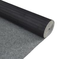 Kamerscherm 165x600 cm bamboe grijs - thumbnail