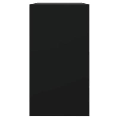 VidaXL Schoenenkast 80x34x63 cm bewerkt hout zwart