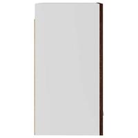 Wandkast 39,5x31x60 cm bewerkt hout bruin eikenkleur - thumbnail