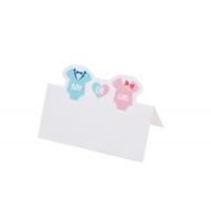Gender Reveal Tafel Naambordjes (6st) - thumbnail