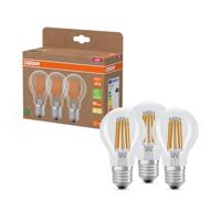 OSRAM HOMELIGHTING 4099854348037 LED-lamp Energielabel A (A - G) E27 7.2 W Warmwit 3 stuk(s) - thumbnail