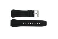 Horlogeband Lotus 15743-1 / 15744 Rubber Zwart 28mm - thumbnail