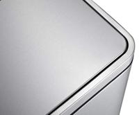 EKO Pedaalemmer X-Cube 2x20 L matzilverkleurig - thumbnail