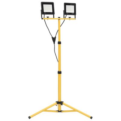 Spotlight met statief LED 2x50 W koudwit