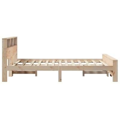 Bedframe met hoofdeinde Bruin 140 x 200 cm Massief grenenhout Bedframe met hoofdeinde Bruin 140 x 200 cm Massief grenenhout