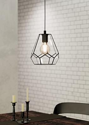 Eglo HanglampMardyke zwart met glas - 43643