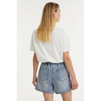 Catwalk Junkie T-shirt Rolling Stones Twister van biologisch katoen gebroken wit - thumbnail