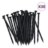 VidaXL Gazonrand flexibel met 30 pinnen 10 m 5 cm - thumbnail