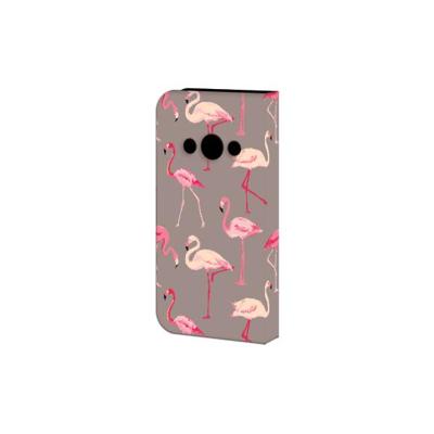 Samsung Galaxy Xcover 3 | Xcover 3 VE | Telefoonhoesje | Met pasjeshouder | Flamingo