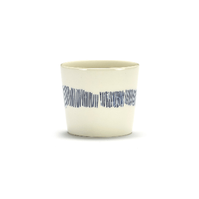 SERAX - Feast by Ottolenghi - Espressokopje 0,15l wit Swirl-Strip