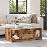 Salontafel Oud hout 100 x 50 x 36 cm Bewerkt hout - thumbnail