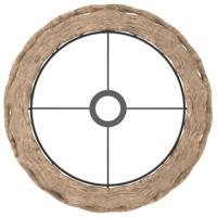 Lampenkap 38x23 cm wicker bruin - thumbnail