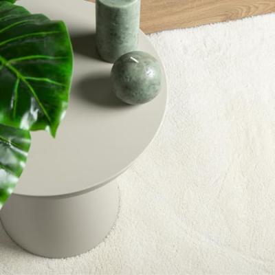 VidaXL Vloerkleed oviedo laagpolig 60x110 cm crèmekleurig