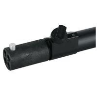 Wentex Pipe and drape staander 120-180cm zwart - thumbnail