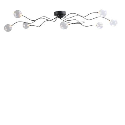 Masterlight PlafondlampGio 7-lichts zwart - 5916-05-176-DW