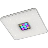 Led Plafondlamp - Plafondverlichting - Trion Osaki - 42w - Aanpasbare Kleur - Rgbw - Dimbaar - Vierkant - Mat Wit - - thumbnail