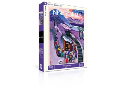 New York Puzzle Company Skiing Express - 500 stukjes