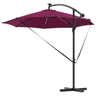 Cantilever Banana Parasol Bordeauxrood 294 x 294 x 248 cm Cantilever Banana Parasol Bordeauxrood 294 x 294 x 248 cm