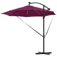 Cantilever Banana Parasol Bordeauxrood 294 x 294 x 248 cm - thumbnail