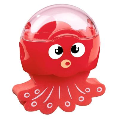 Moses gum en puntenslijper inktvis rood 6 cm Moses gum en puntenslijper inktvis rood 6 cm