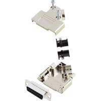 encitech D45PK-M-15-DBS-K 6355-0009-12 D-sub female connectorset 45 ° Aantal polen: 15 Soldeerkelk 1 set(s) - thumbnail
