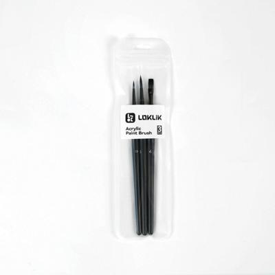 LOKLiK • acrylic paint brush 3pcs