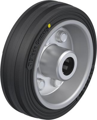 Blickle VE 80/12R-EL Wiel met hoog draagvermogen Wieldiameter: 80 mm Draagvermogen (max.): 50 kg 1 stuk(s)