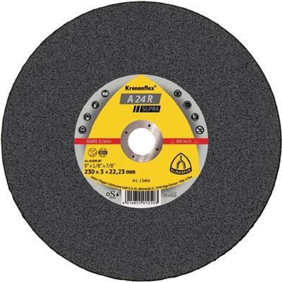 Klingspor Doorslijpschijf | D230x3mm recht | staal | gat 22,23 mm | 25 stuks - 13464 13464