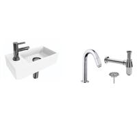 Fonteinset Versus Links Mat Wit Chroom Ink - thumbnail