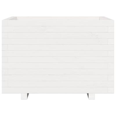 Plantenbak 70x70x49,5 cm massief grenenhout wit Plantenbak 70x70x49,5 cm massief grenenhout wit