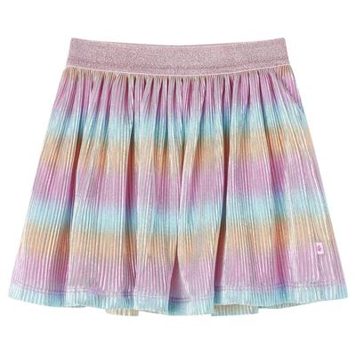 Kinderrokje met regenboogprint 140 meerkleurig