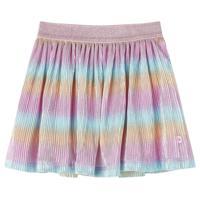 Kinderrokje met regenboogprint 140 meerkleurig - thumbnail