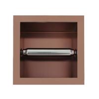 Inbouw Toiletrolhouder Sanilux Jali Brons - thumbnail