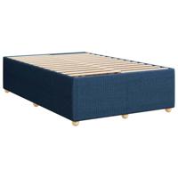 Boxspring met matras stof blauw 120x200 cm - thumbnail