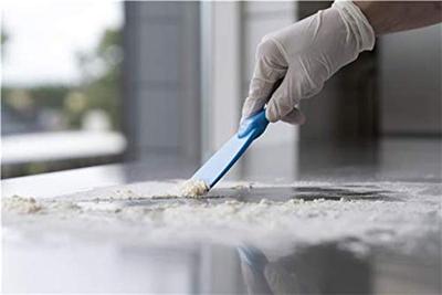 Handschraper vikan recht 75x210mm blauw